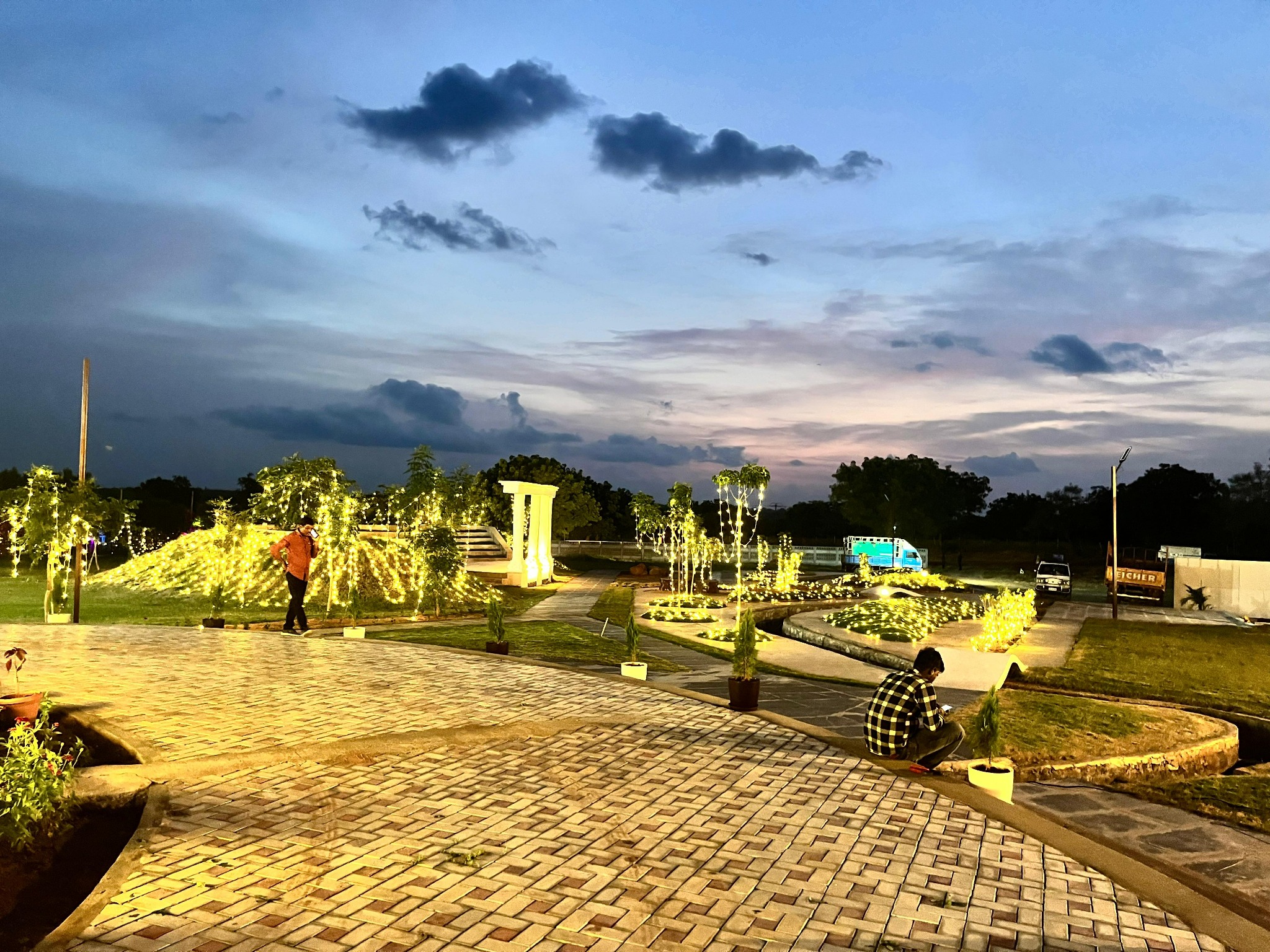 Open-Air Ceremony Setting at The Amaltaas Fort